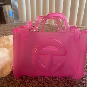 Telfar x Melissa - Clear Pink Small Jelly Shopper